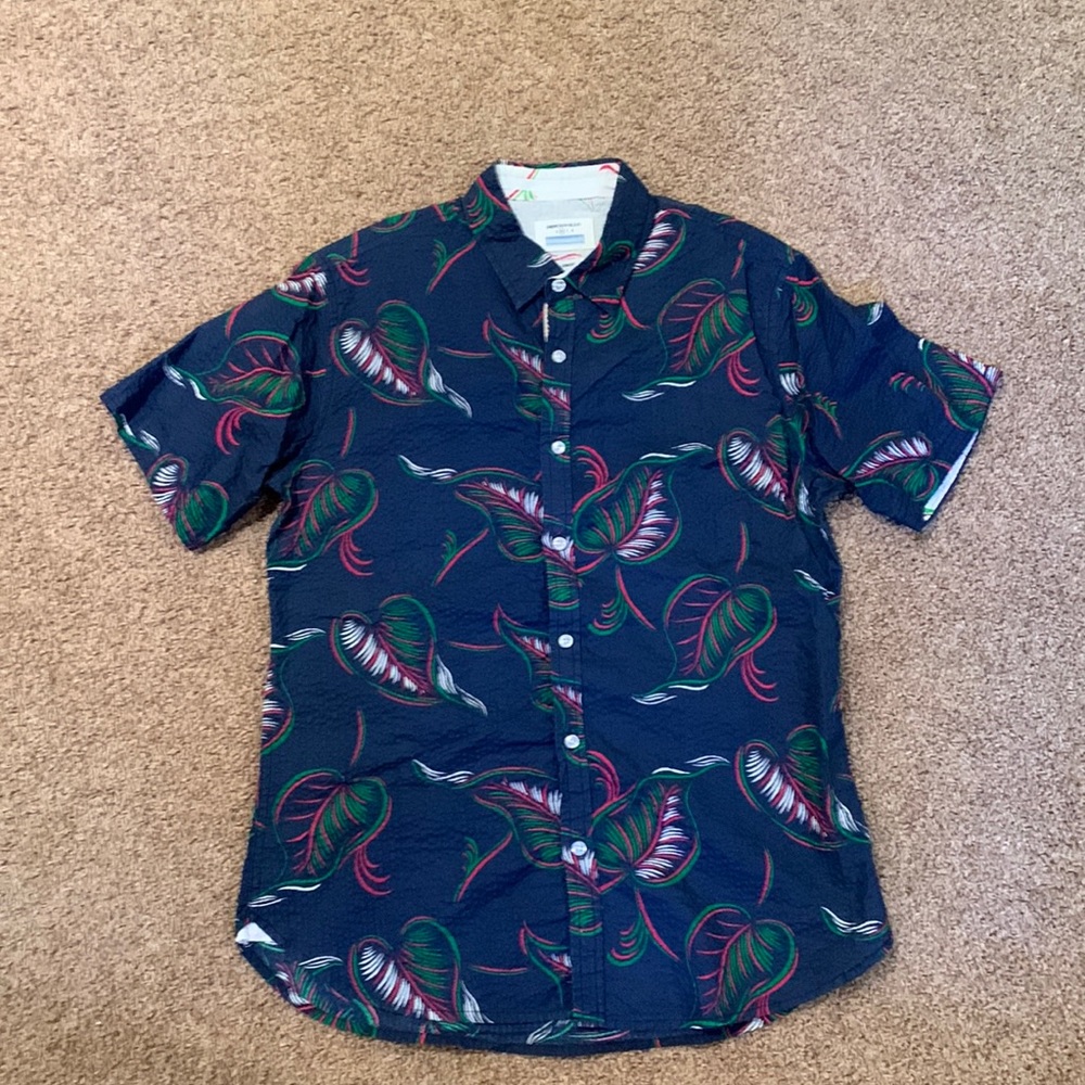 Nearly New Colorful Floral Shirt